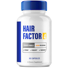 Hair Factor 4 Capsules for Healthy Hair Growth, Shine, and Smoothness 60ct