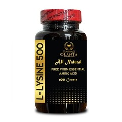 L-LYSINE 500 mg ESSENTIAL AMINO ACID Essential Amino Acid for Protein Metabolism
