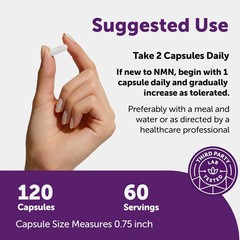 NMN Complex 1,000mg – Resveratrol, Caps | 10-in-1 NAD+ Booster containing 120…