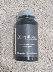 Exceptional Pro Performance Mental Acuity Focus/Memory Stamina -30 Caps -3/2025