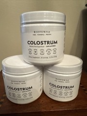 3- 4.23 Oz. Biofema Colostrum Supplement – Natures Superfood Unflavored Powder