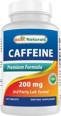 Best Naturals Caffeine 200 mg 120 Tabs
