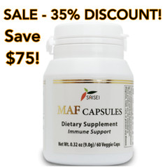 GcMAF MAF Capsules Immune Support AUTHENTIC Saisei Labs – SAVE $75 PER BOTTLE!