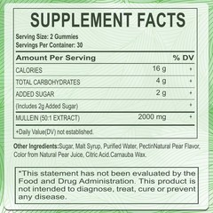 9 in 1 Mullein Leaf Extract Gummies for Lung Cleanse, Extra Strength 10000 MG US