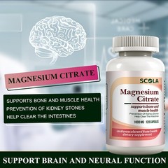 Magnesium Glycinate 1000mg 120 Capsules For Sleep Stress Relief Support Bone Lot