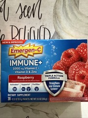 Emergen-C Immune + Triple Action; Raspberry ; 30 Packets Exp 12/26