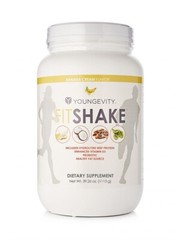 Youngevity FitShake, banana cream flavor shake