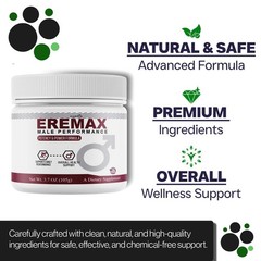 ( 2 Pack ) Eremax Powder – Men’s Vitality & Performance Support Supplement