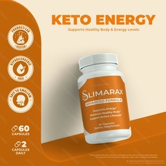 Slimarax Capsules – Energy & Weight Management Support Supplement – 3 Pack