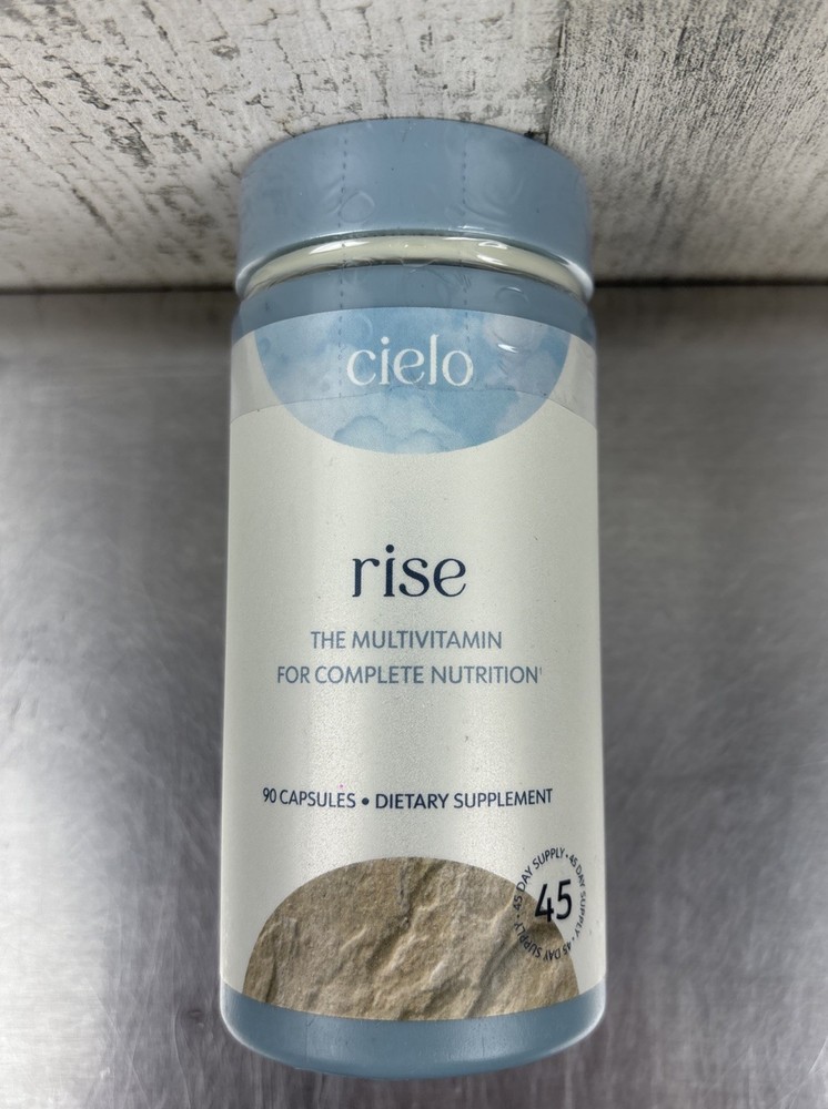 Cielo Rise 90 Capsules Daily Multivitamin for Men and Women Vitamin A C D3 K2 B6