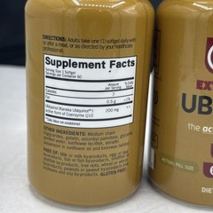 2 Ubiquinol, Qunol Extra Strength 200 mg. (60 Softgels X 2) EXP 08/2026 (a)
