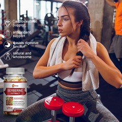 Berberine capsules help antibacterial, anti-inflammatory blood lipid regulation