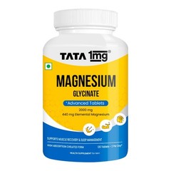 Tata 1mg Magnesium Glycinate Tablets 120 Veg Tablets 2000mg Magnesium Glycinate