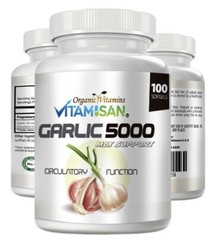 Garlic 5000 softgels capsules Arterial support