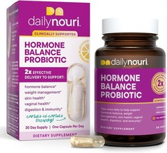Daily Nouri Hormone Balance Women’s Probiotics 30 Count, Exp 09/2027