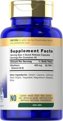 Vitamin B2 Riboflavin 400mg 180 Tablets Non GMO Gluten Free Supplement