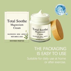 Total Soothe Magnesium Cream – Joint Relief Cream – 60g Daily Body Relief Cream