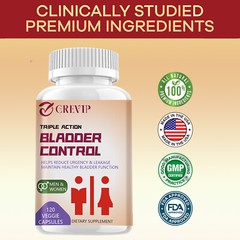 Triple Action Bladder Control – Frequent Urination Overactive for Women and Men