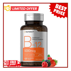 B12 Sublingual Methylcobalamin | 5000mcg | 120 Dissolvable Tablets