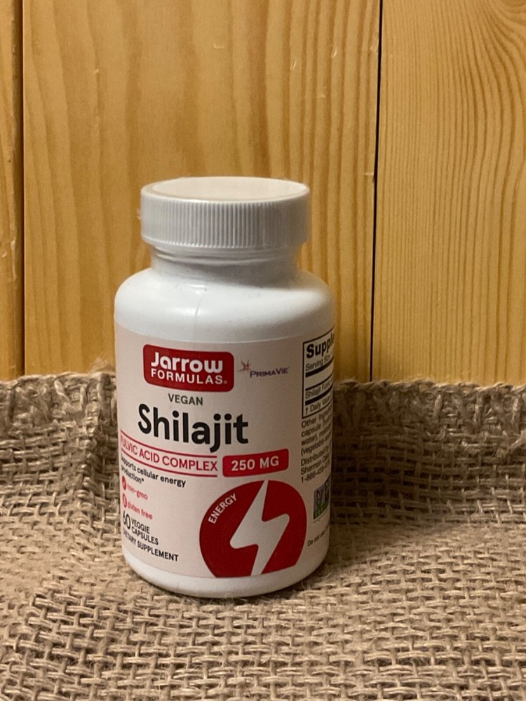 Jarrow Formulas SHILAJIT Fulvic Acid Complex 250Mg 60 Veg Caps Exp 10/2025
