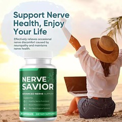 Nerve Savior Advanced Nerve Support Formula – Neuropathy Pain Relief R-ALA