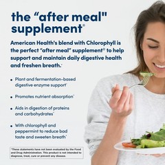Papaya Enzyme with Chlorophyll Chewable Tablets, 2 Pack – Promotes Nutrient A…