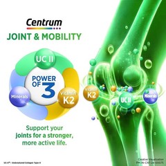 Cent.rum Joint Mobility 10Ct Pack of 3 UC-II Joint Formula