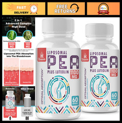 Liposomal Palmitoylethanolamide 1000mg & Luteolin 100mg – Enhanced Absorption, 1
