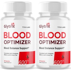 (2 Pack) Glytrix Pills Advanced Blood Support Supplement Gly Trix 120 Capsules