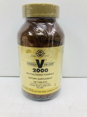 Solgar Formula VM-2000 180 Tablets Multinutrient System Exp 1/28