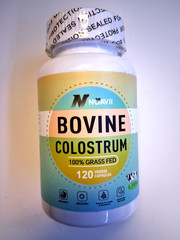 Bovine Colostrum 2000mg 50% IgG 120 Veggie Capsules Grass Fed Immune Support
