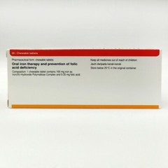 2 Box MALTOFER FOL CHEWABLE TABLETS 30’S For Iron Deficiency Free Shipping