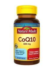 Nature Made CoQ10 100 mg 40 Softgels Exp 2028+