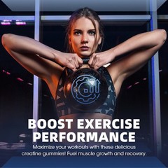 Creatine Monohydrate Gummies – Increase Strength and Build Muscle
