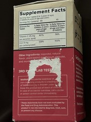 Dissolvable Vegan Iron Supplement for Kids with Vitamin C, Sugar Free