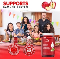 Apple Cider Vinegar Gummies 60ct 1000mg Premium Weight Loss & Cleanse Detox