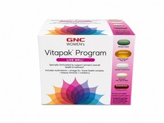 GNC Women’s Vitapak Program Live Well 30 Packs 30 Day Supply Multivitamin New