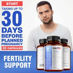Men’s Fertility Support-L-Carnitine, Maca, CoQ10- Fertility, Reproductive Health