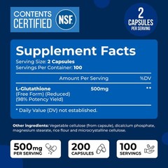 We Like Vitamins | NSF Certified Glutathione Supplement | Manufactured in USA…