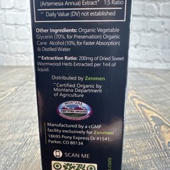Zenmen Organic Sweet Wormwood – Immune & Liver Support – 2.32 OZ