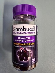 Sambucol Black Elderbery Gummies Vitamin C Immunity Support 30 Count