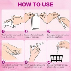 32 Pack Disposable Vaginal Cream Applicators for Women, Suppository Applicato