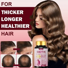 24-in-1 Advanced Hair Growth Vitamin B Complex | Biotin 30,000mcg, Collagen Zinc