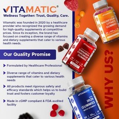 Vitamatic Yeast Free Selenium Gummies 200mcg 90 Pectin Based Gummies