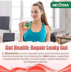 L-Glutamine 1200mg Gut & Immune Support Gummies,Leaky Gut Repair Supplement