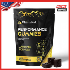 UltimaPeak Pure Himalayan Shilajit Gummies with 30 Count (Pack of 1)