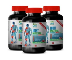 joint pain relief supplements – JOINT MATRIX – msm glucosamine 3 Bottles