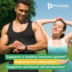 Iron Supplements 650mg – with Vitamin C – Absorbs Easily Raise Hemoglobin Levels
