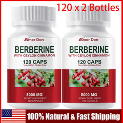 5000mg Berberine HCl – High Potency Berberine Supplement – Blood Sugar Support