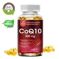 Coq10 300mg Blood Pressure Heart Health Supplement High Absorption Tablets